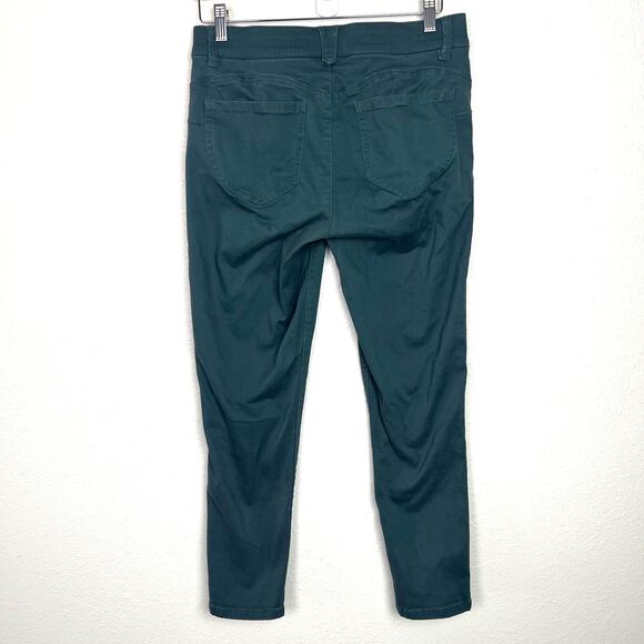 Democracy Women's Size 6 "Ab"solution® Colored Ankle‎ Skimmer Pants Teal Blue - Picture 8 of 9